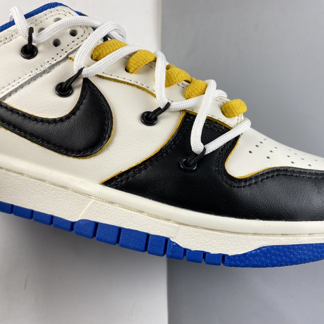 P340  NIKE SB Dunk Low 白黑蓝 扣篮系列低帮休闲运动滑板板鞋 DD1391-001