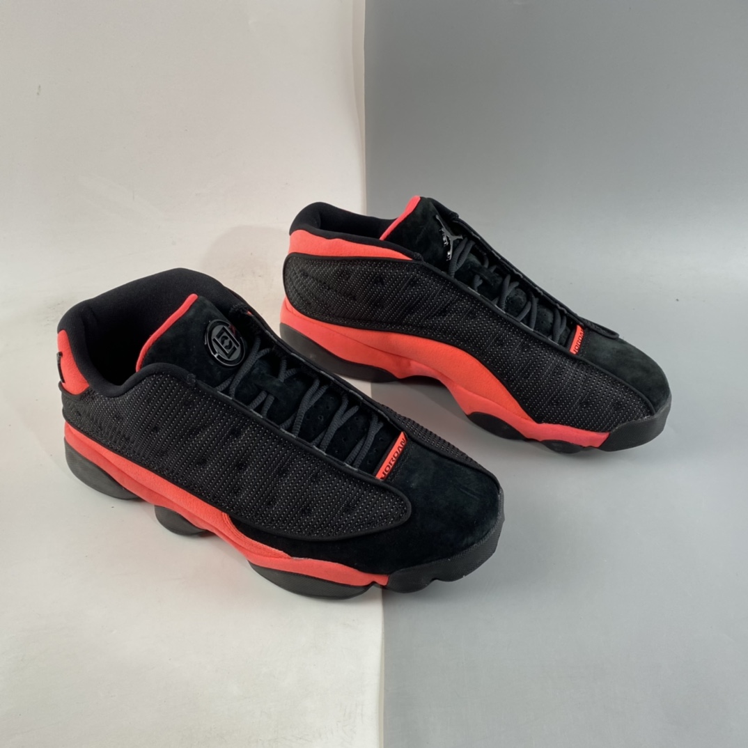 P420  CLOT x Air Jordan 13 Low AJ13乔13 陈冠希联名 黑红兵马俑 AT3102-006