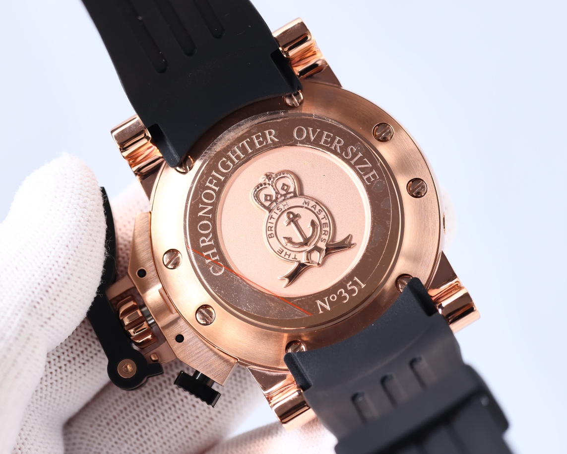 Innovative GRAHAM Greenham Chronofighter Wristwatch: Time Schedule with Sharp Design - 图片 9
