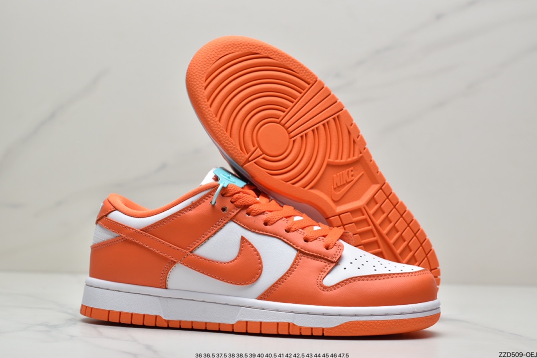 250 Dunk Low SP Syracuse 2020WHITE/ORANGE 肯塔基雪城橙滑板鞋低帮 CU1726-101