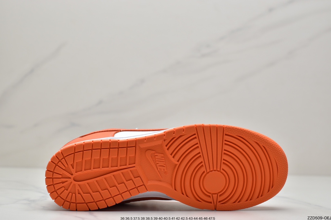 250 Dunk Low SP Syracuse 2020WHITE/ORANGE 肯塔基雪城橙滑板鞋低帮 CU1726-101