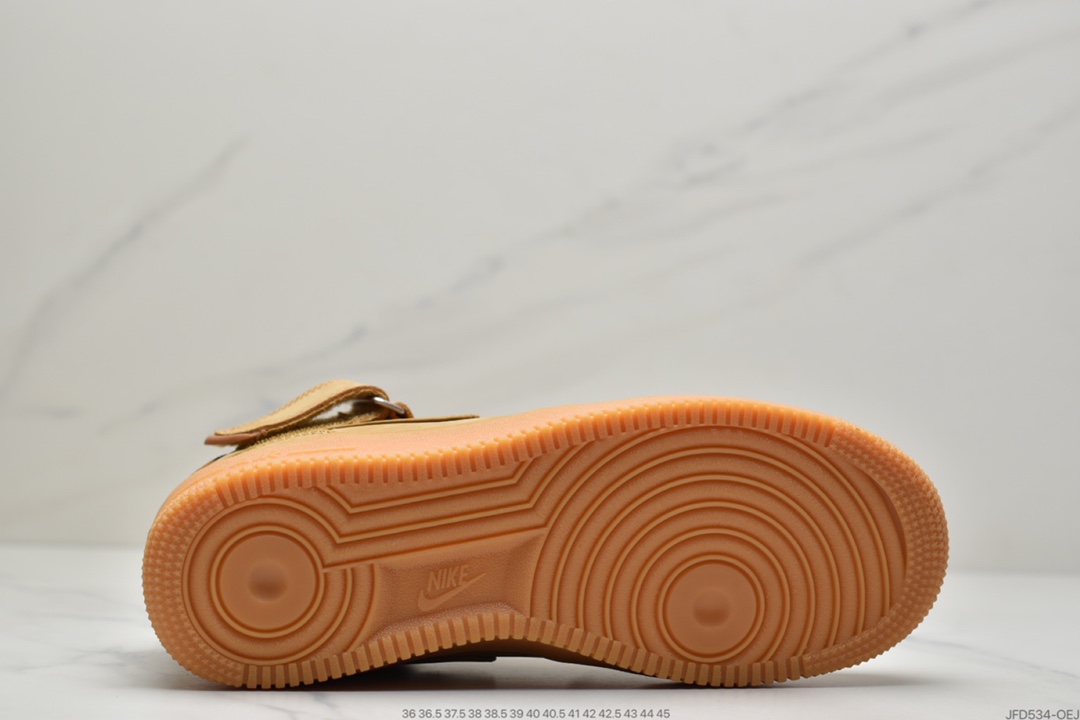 170 NIKE Air Force 1 ’07 Mid”Wheat/Flax”空军一号经典中帮百搭休闲运动板鞋DJ9158-200