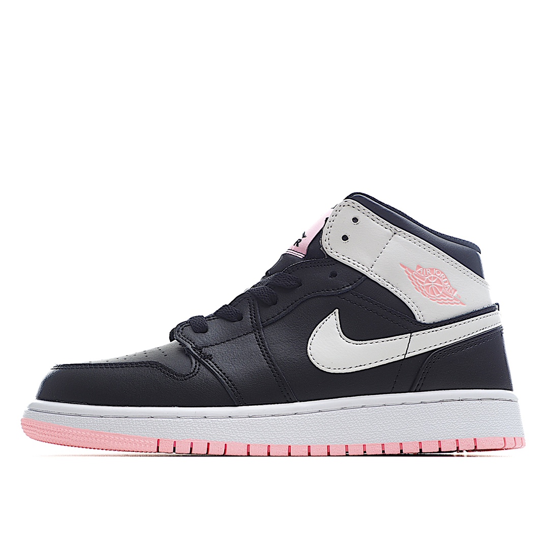 H0 Air Jordan 1 Mid AJ1 中帮篮球鞋 全新批次 原装原模大底全鞋原厂定制皮料，手感细腻正确折边工艺 完美细节诠释