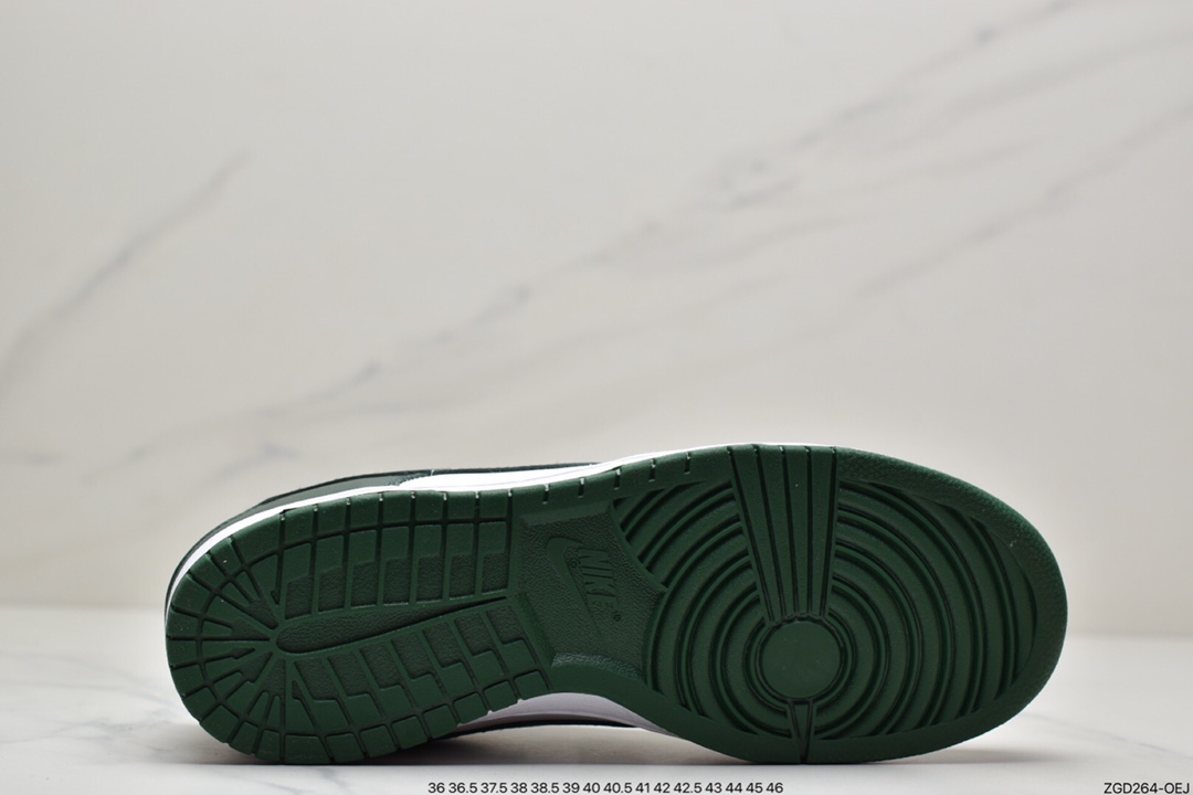 290 Nike SB Dunk Low”Team Green”扣篮系列低帮休闲运动滑板板鞋“密歇根白绿”DD1391-101