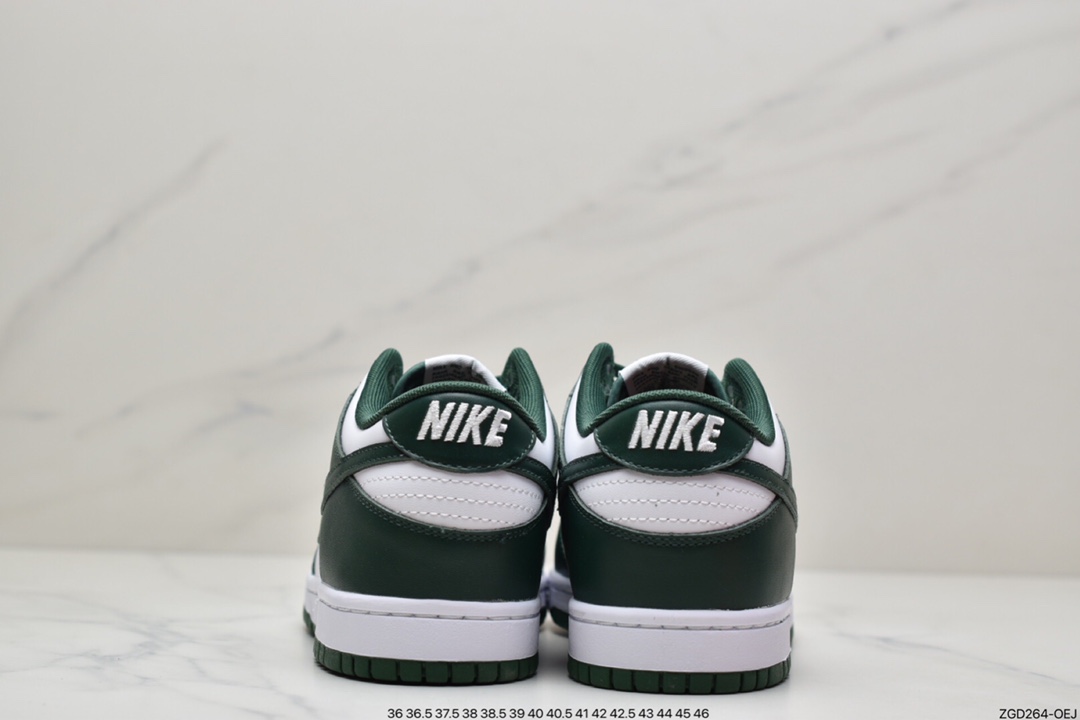 290 Nike SB Dunk Low”Team Green”扣篮系列低帮休闲运动滑板板鞋“密歇根白绿”DD1391-101
