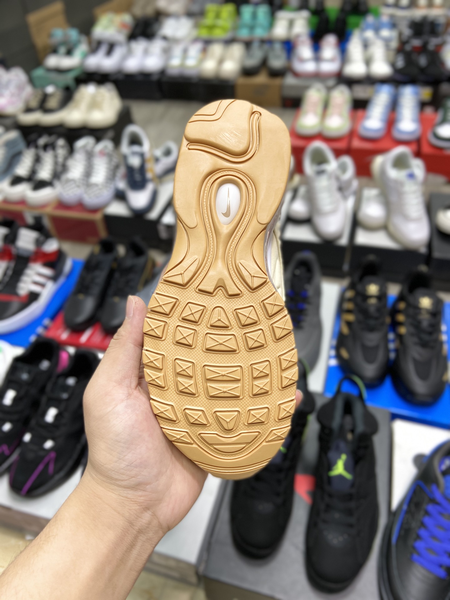 220 耐克Nike Air Max 97 LX“Woven”奶油白 女子半掌气垫休闲运动鞋鞋DC4144-200