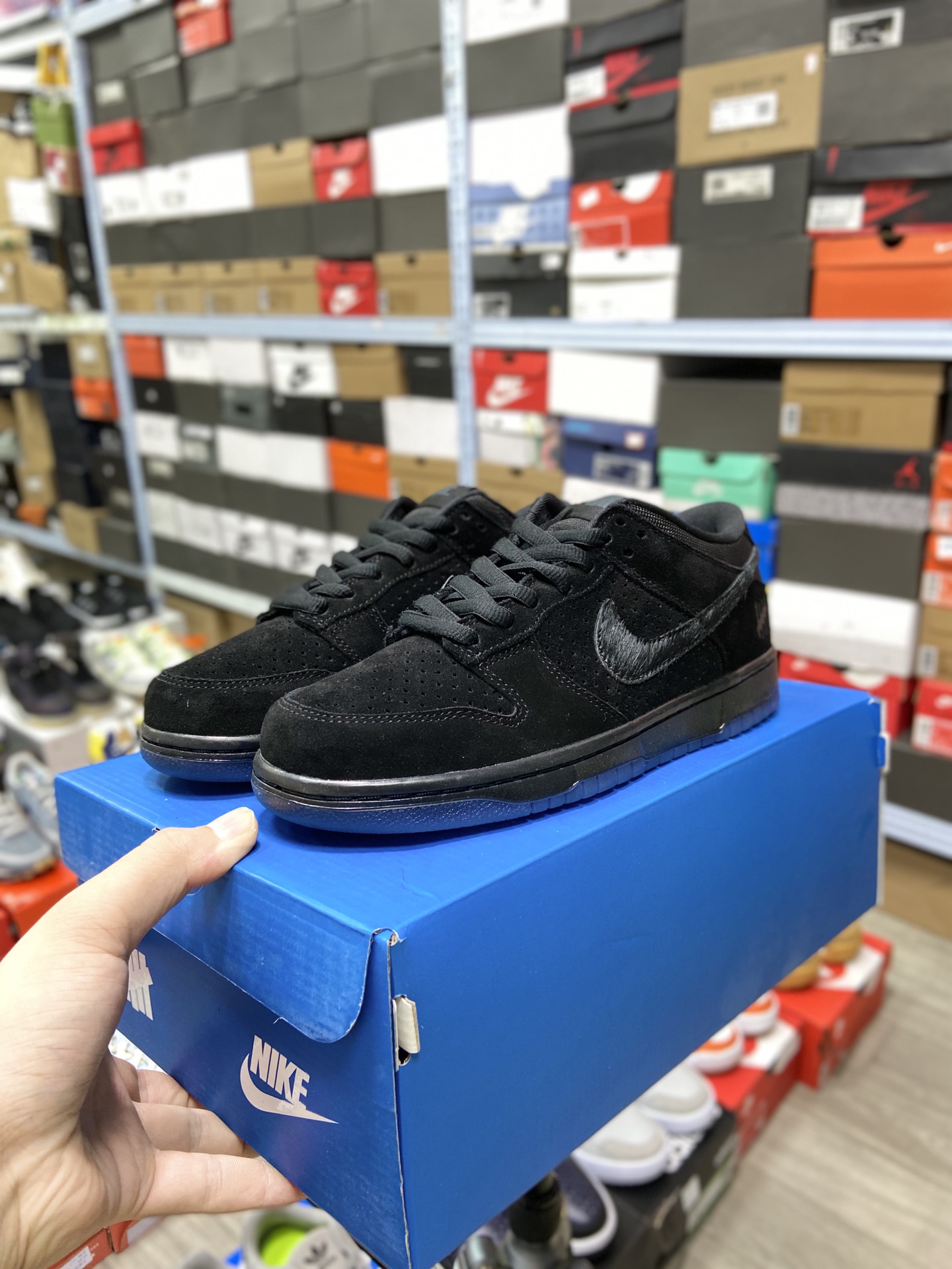 280 耐克Undefeated X NIKE Dunk Low Dunk 重磅联名联名黑蓝 DO9329-001