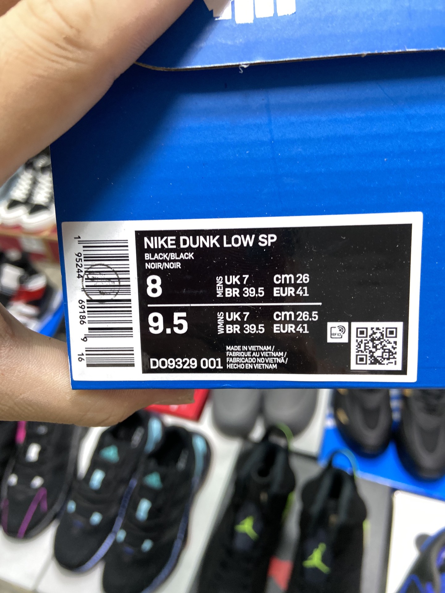 280 耐克Undefeated X NIKE Dunk Low Dunk 重磅联名联名黑蓝 DO9329-001