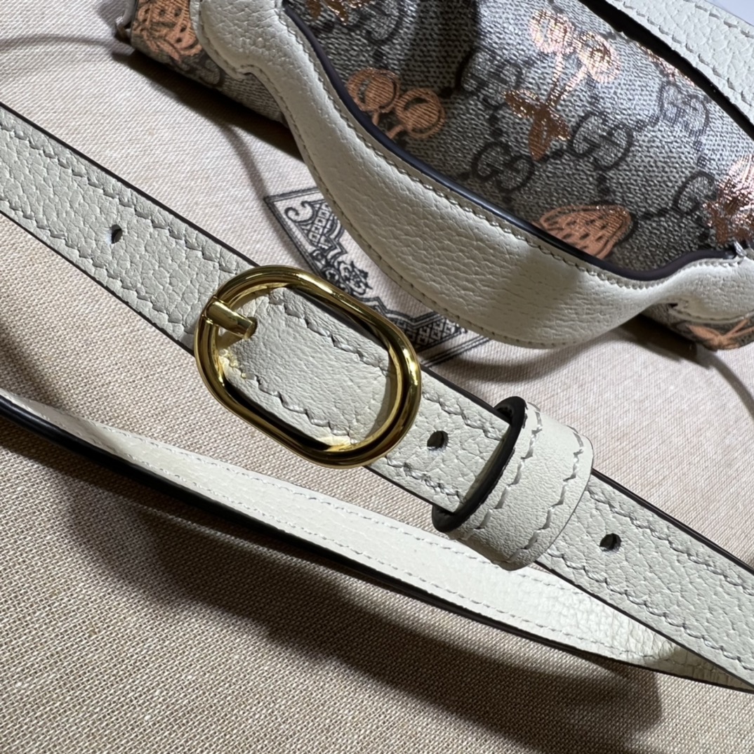 GUCCI古驰Padlock系列浆果印花迷你手袋652683