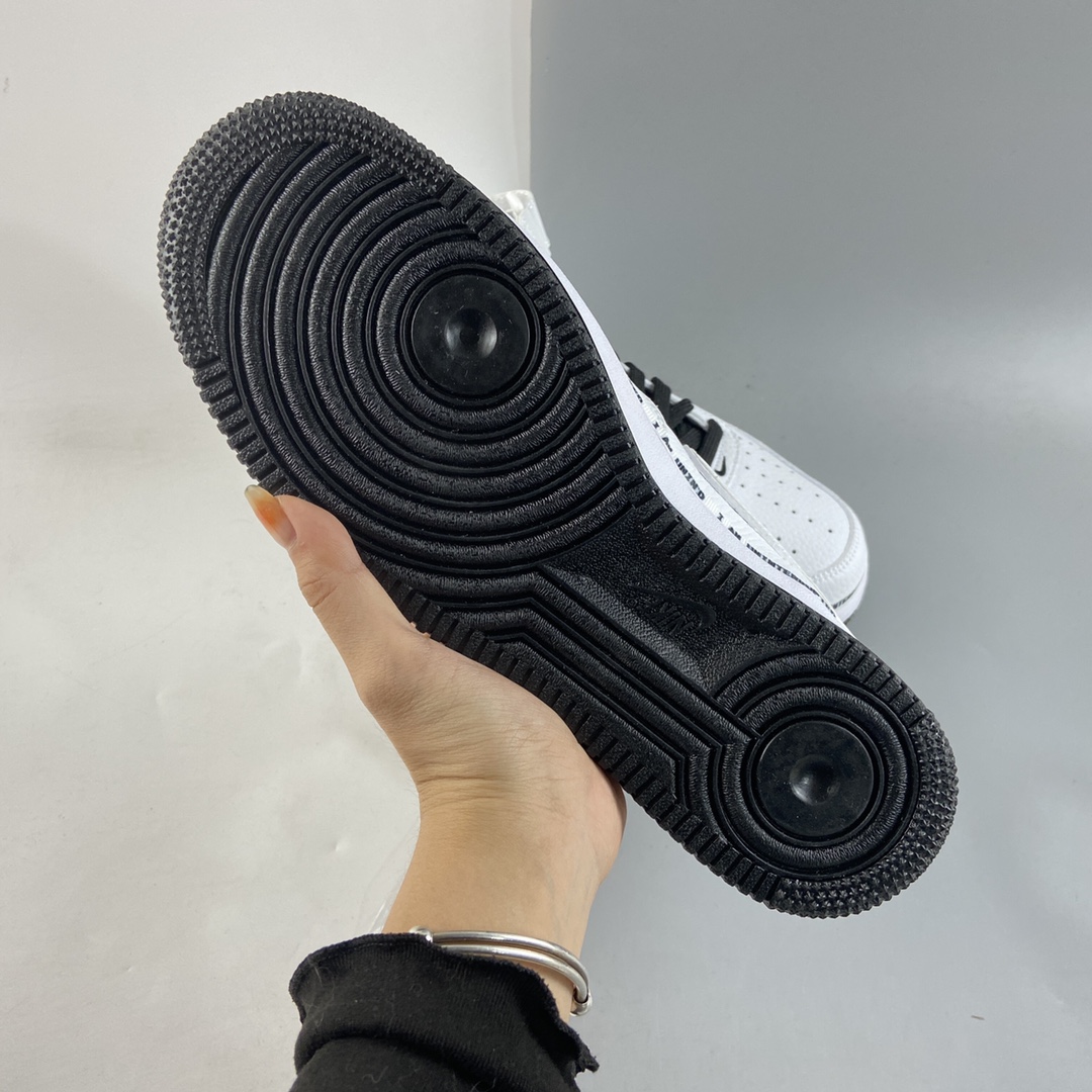 P260  NIKE Air Force 1’07 Mid x Uniterrupted 涂鸦詹姆斯联名同款3M反光中帮休闲运动板鞋 BC2306-460