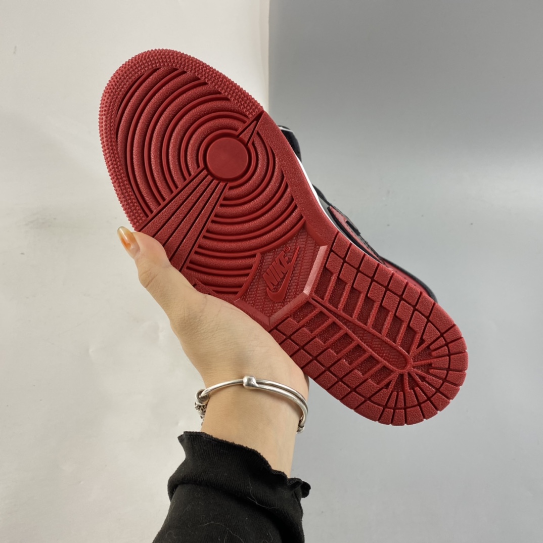 P400  Air Jordan 1 High OG ”Bred Patent” AJ1 乔1漆皮黑红575441-063