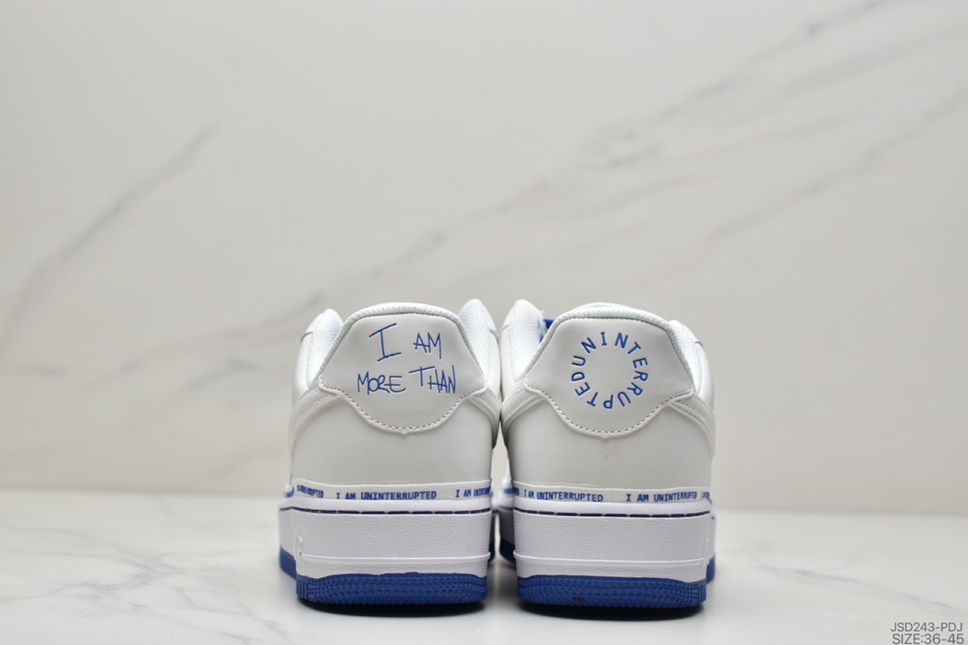 200 耐克Uninterrupted x Nike Air Force 1 ”MORE THAN” 联名CQ0494-100