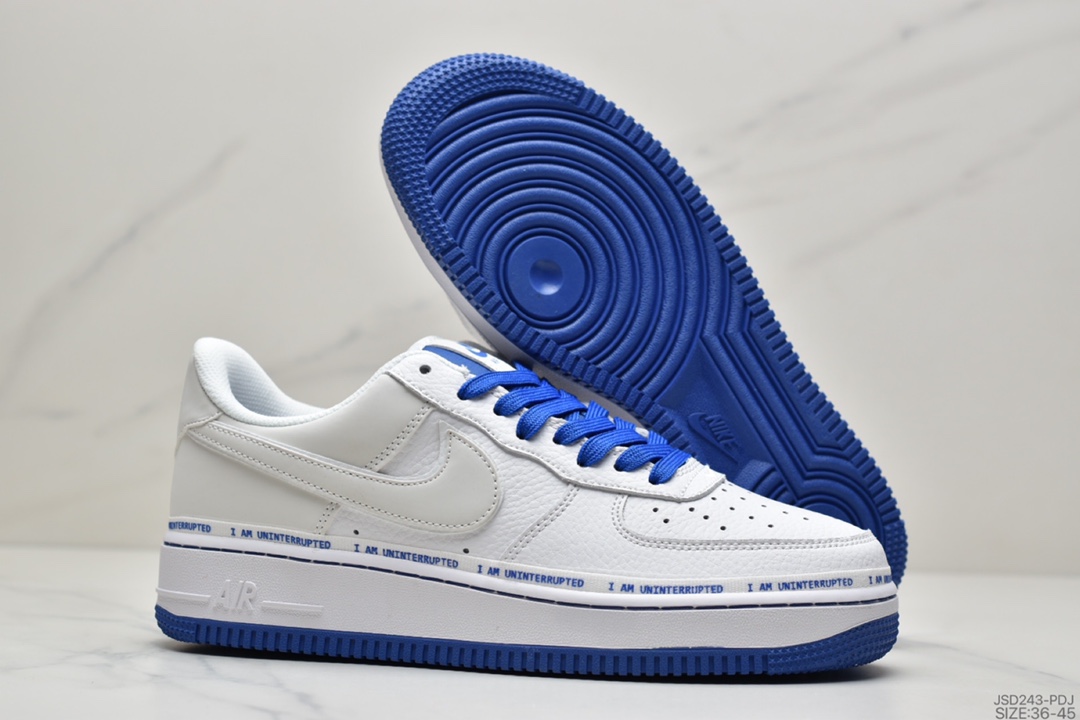 200 耐克Uninterrupted x Nike Air Force 1 ”MORE THAN” 联名CQ0494-100