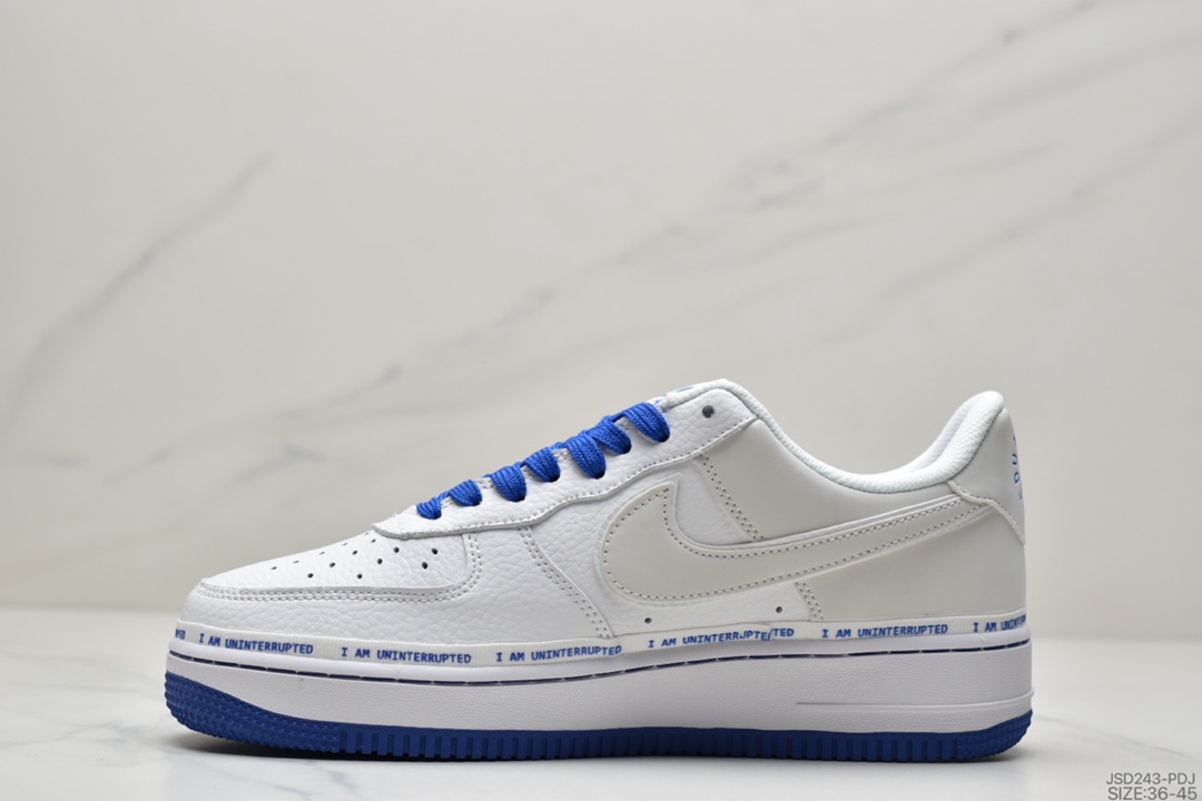 200 耐克Uninterrupted x Nike Air Force 1 ”MORE THAN” 联名CQ0494-100
