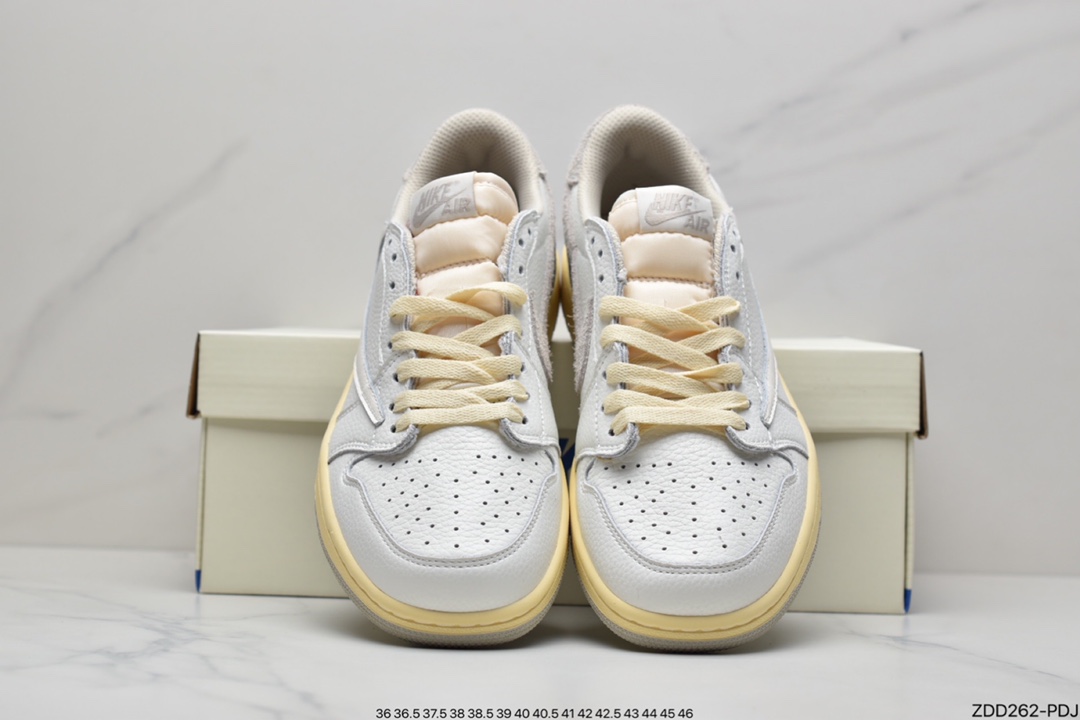 230 Travis Scott x Fragment x Air Jordan 1 Low“Military Blue”闪电倒钩高帮整鞋DM7866-140