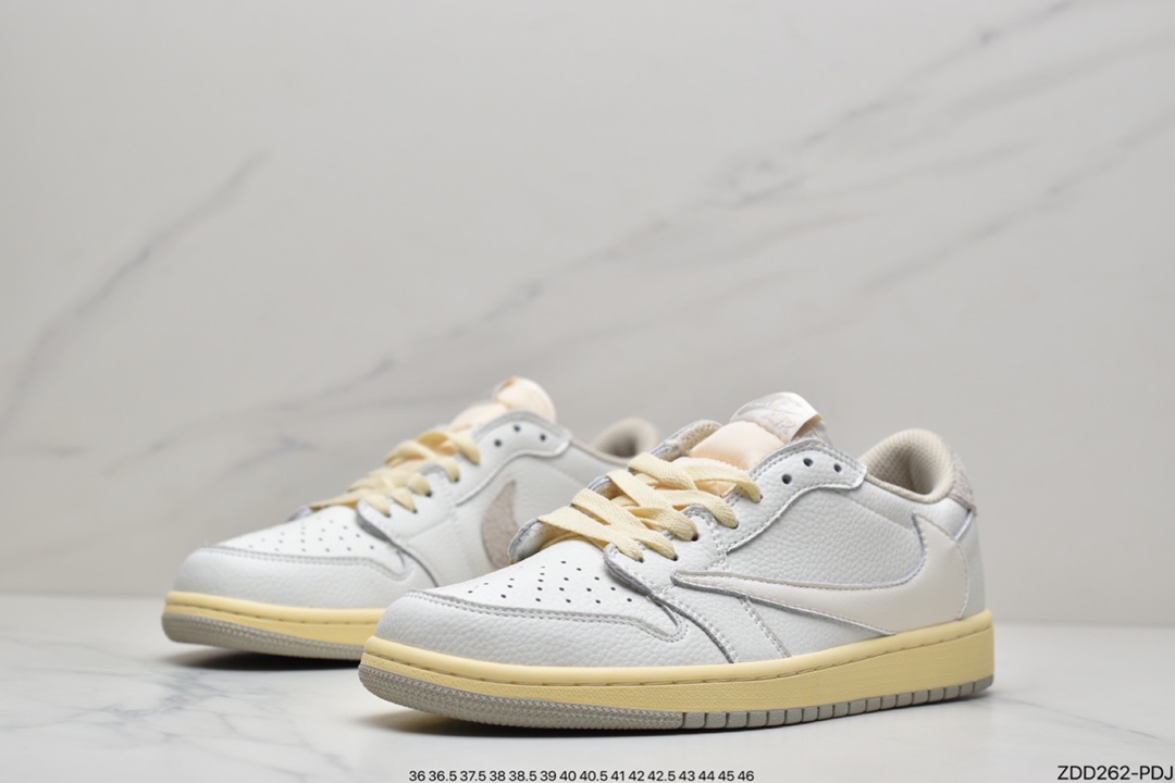 230 Travis Scott x Fragment x Air Jordan 1 Low“Military Blue”闪电倒钩高帮整鞋DM7866-140
