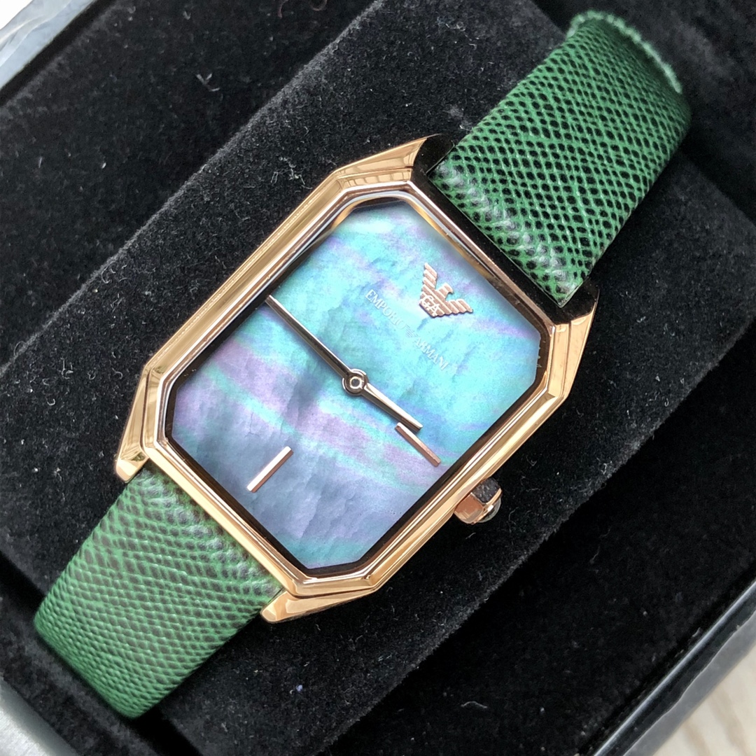 Reloj Armani (ARMANI) de cuarzo para mujer, AR11149, último modelo en el sitio web oficial, con una pequeña esfera cuad…