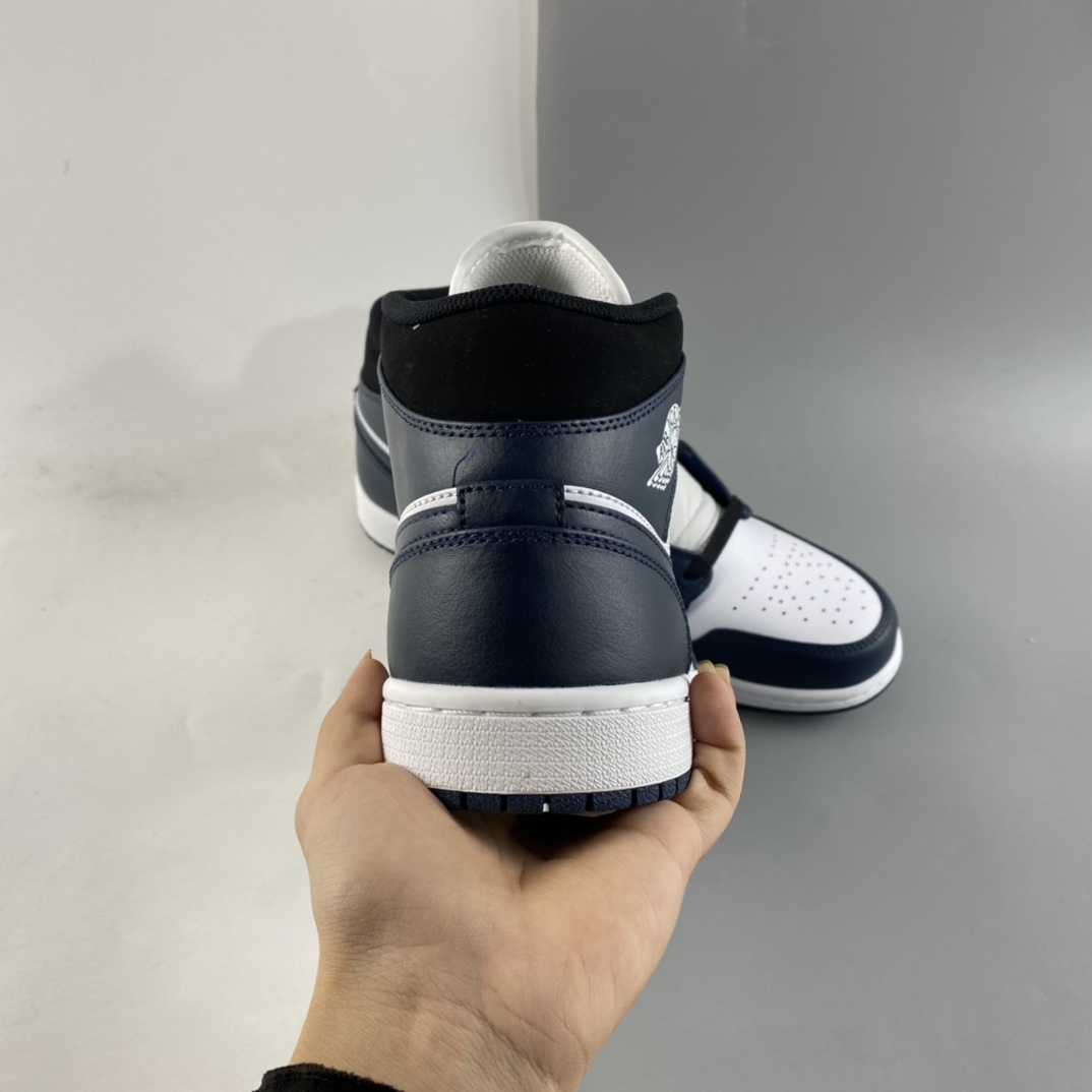 P260  Air Jordan 1 Mid AJ1 乔1 中帮百搭休闲运动板鞋 554724-411