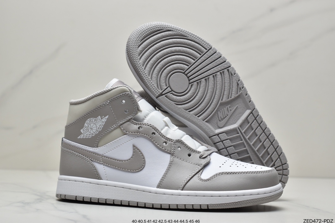 260 中帮 Air Jordan 1 Mid  黑曜石原装级工艺中帮系列 554724-411