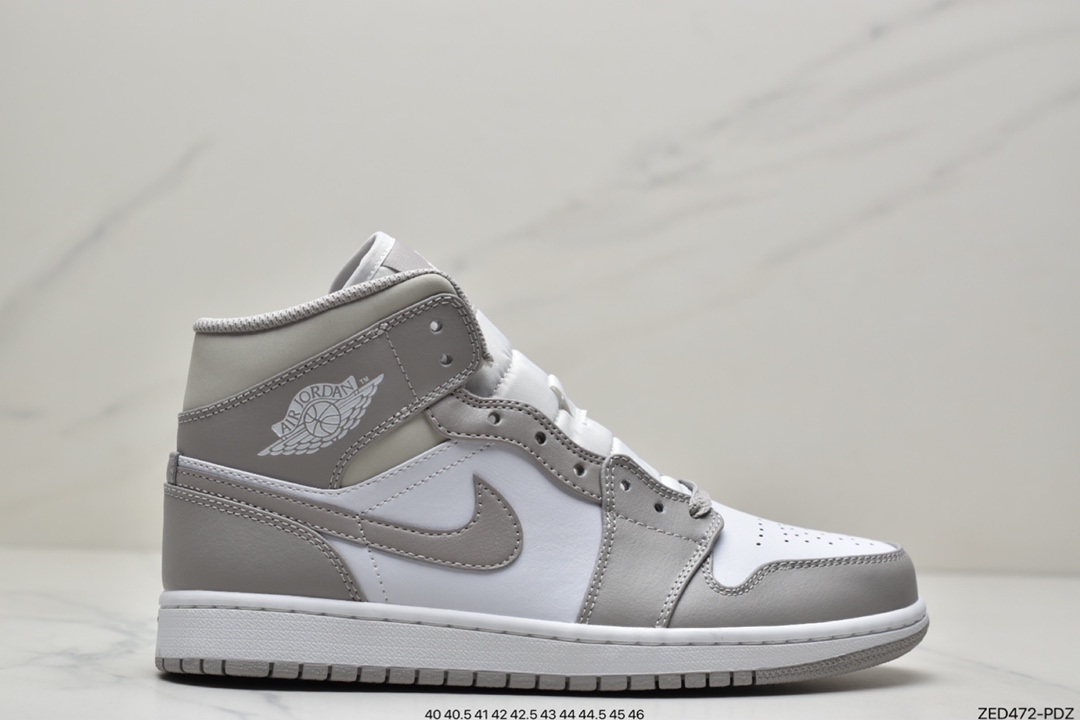 260 中帮 Air Jordan 1 Mid  黑曜石原装级工艺中帮系列 554724-411