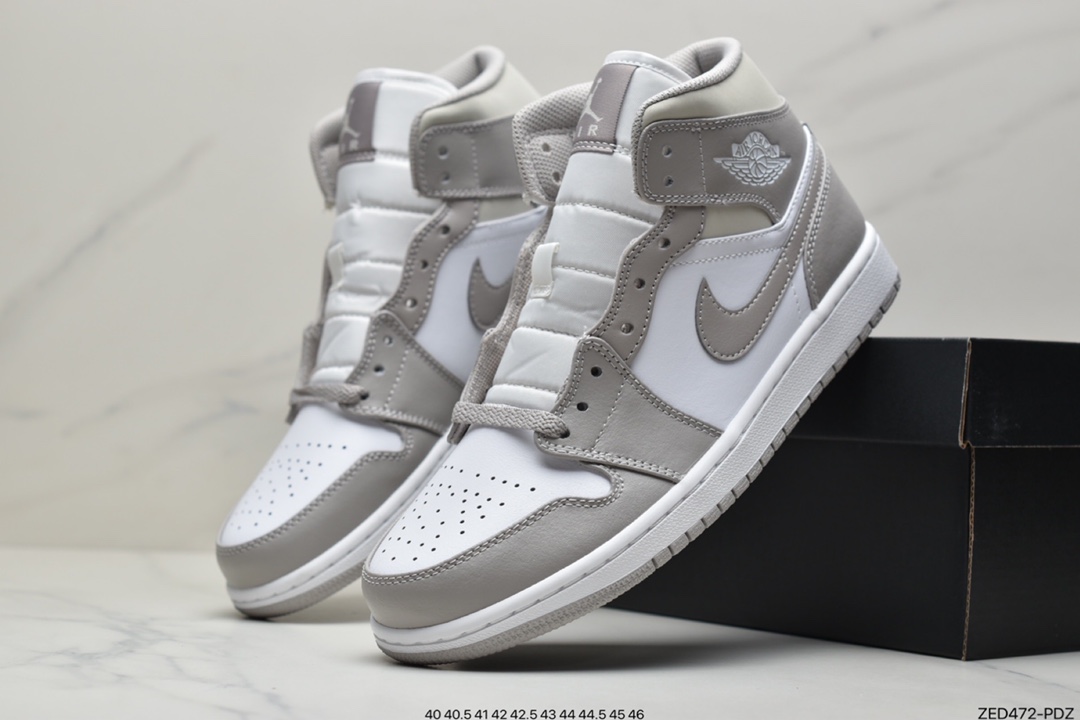 260 中帮 Air Jordan 1 Mid  黑曜石原装级工艺中帮系列 554724-411