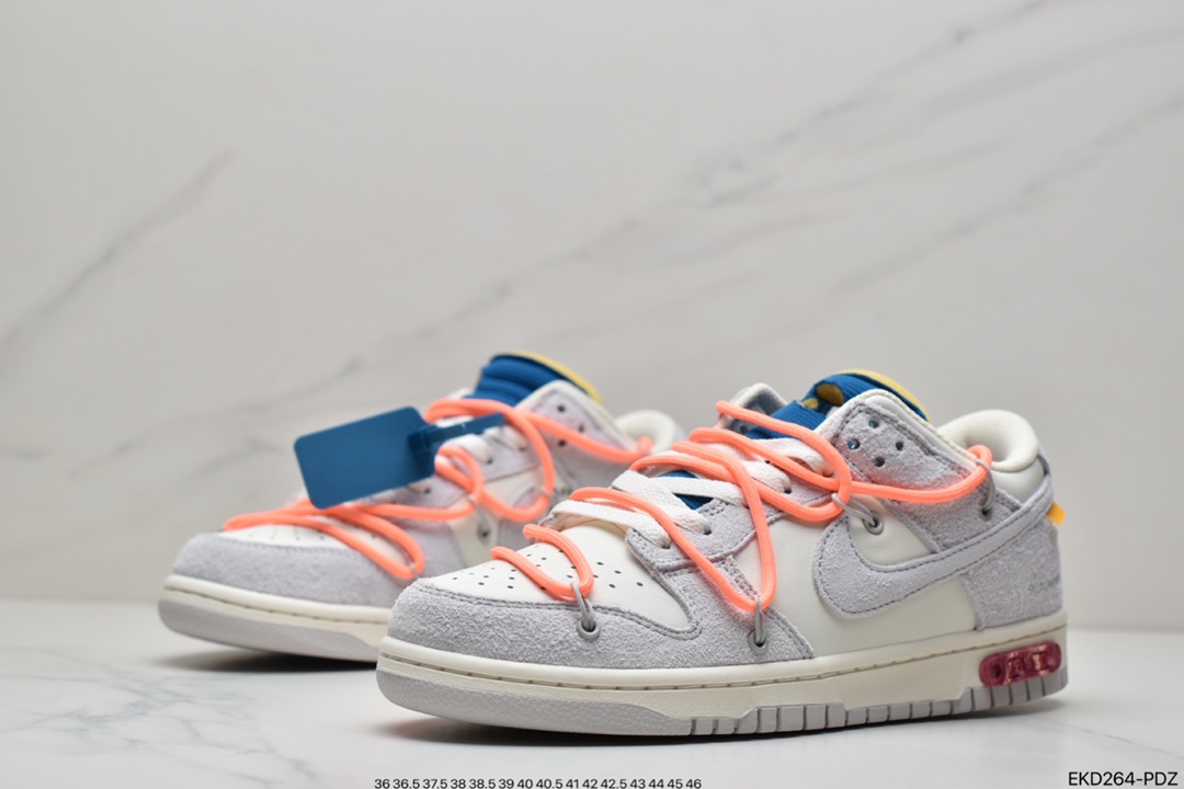 380 Off-White x Nike Dunk Low NO.3白鞋带 蓝扣 纯原大厂出品 原装原盒 DM1602-118-莆田鞋,莆田鞋货源,高仿鞋,高仿鞋货源,安福档口,莆田高仿鞋,莆田鞋批发,高仿鞋批发,莆田高仿运动鞋,高仿运动鞋,莆田运动鞋 380 Off-White x Nike Dunk Low NO.3白鞋带 蓝扣 纯原大厂出品 原装原盒 DM1602-118