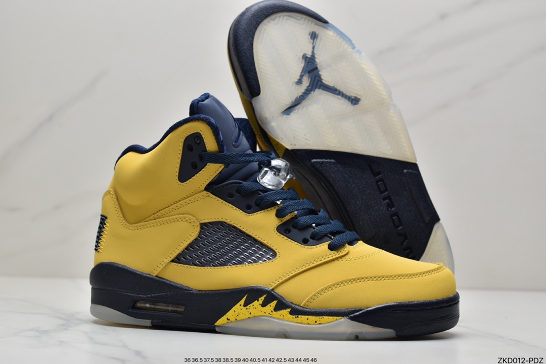 270 Air Jordan 5 SP “Michigan” 高帮 密歇根大学配色 AJ5 CQ9541-704