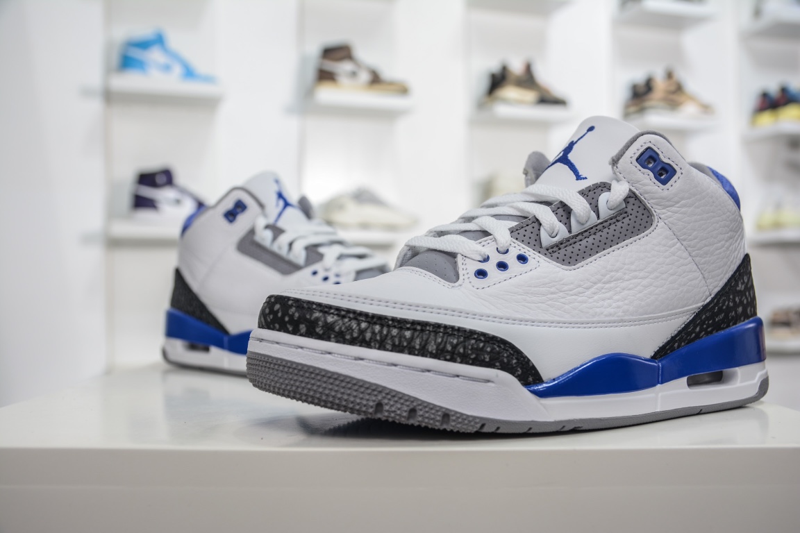 480  Air Jordan 3 ”Racer Blue”赛车蓝 CT8532-145