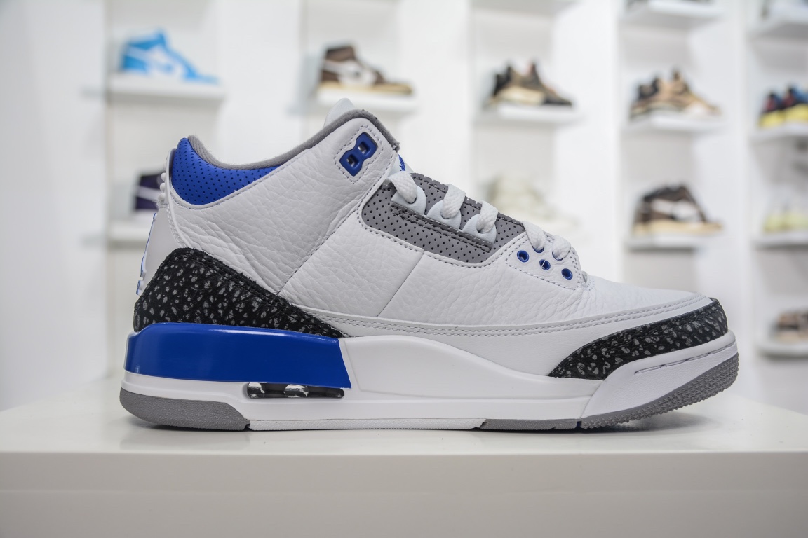 480  Air Jordan 3 ”Racer Blue”赛车蓝 CT8532-145