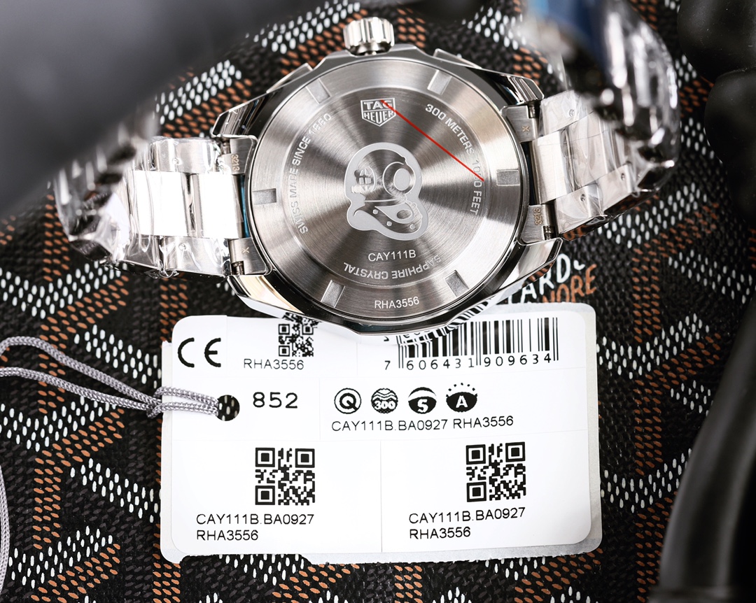 Luxury Tag Heuer Steel Watch with Quartz Movement and Sapphire Crystal, Exclusive Design. - 图片 6