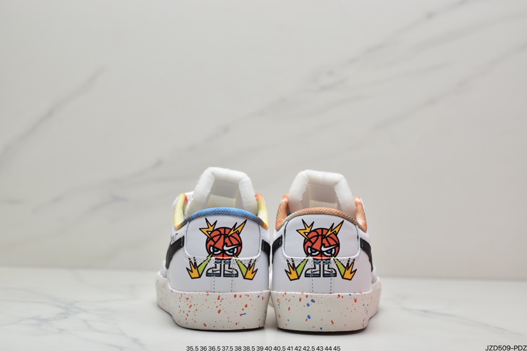 140 Nike Blazer Low采用白色皮革鞋面鞋身两侧饰有黑色Swoosh标志 DJ4279-101-莆田鞋,莆田鞋货源,高仿鞋,高仿鞋货源,安福档口,莆田高仿鞋,莆田鞋批发,高仿鞋批发,莆田高仿运动鞋,高仿运动鞋,莆田运动鞋 140 Nike Blazer Low采用白色皮革鞋面鞋身两侧饰有黑色Swoosh标志 DJ4279-101