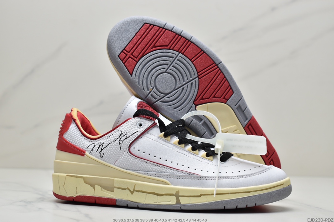 350 纯原Off White x Air Jordan 2 Low SP AJ2 乔2联名款篮球鞋DJ4375-106-莆田鞋,莆田鞋货源,高仿鞋,高仿鞋货源,安福档口,莆田高仿鞋,莆田鞋批发,高仿鞋批发,莆田高仿运动鞋,高仿运动鞋,莆田运动鞋 350 纯原Off White x Air Jordan 2 Low SP AJ2 乔2联名款篮球鞋DJ4375-106