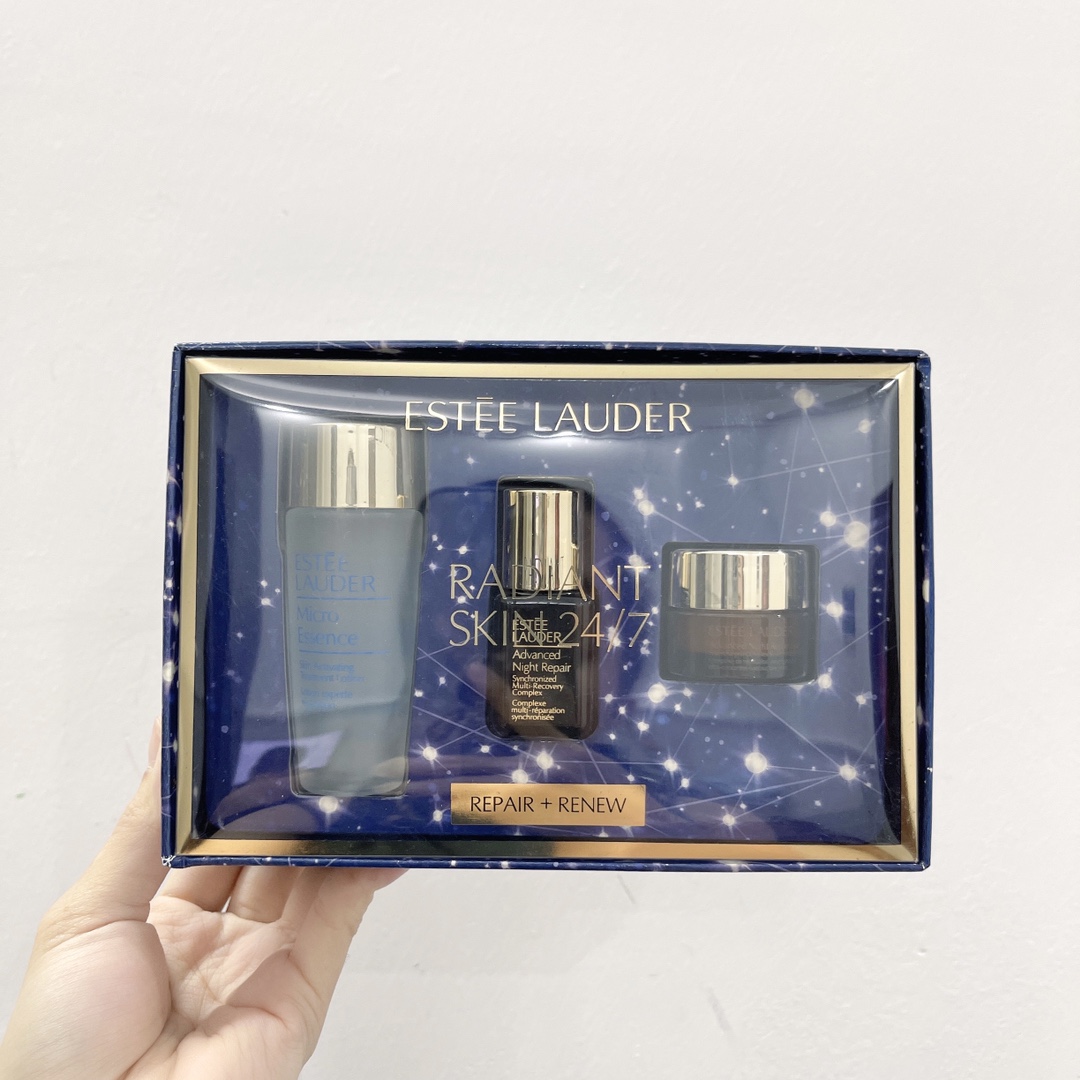 Estee Lauder Travel Set: Advanced Night Repair & Micro Essence, Eye Cream