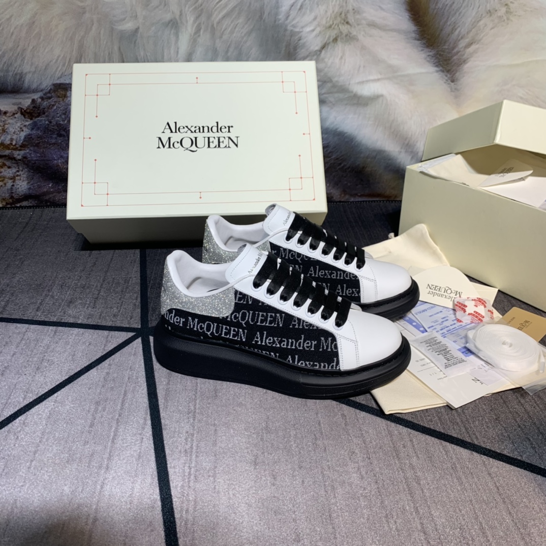 versión superior Pareja modelos 2902021. Alexander McQUEEN zapatos casuales Europa en nombre de la c