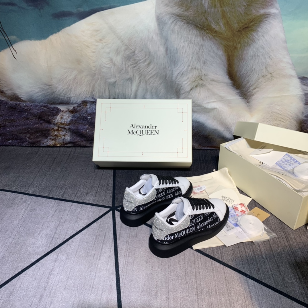 versión superior Pareja modelos 2902021. Alexander McQUEEN zapatos casuales Europa en nombre de la c