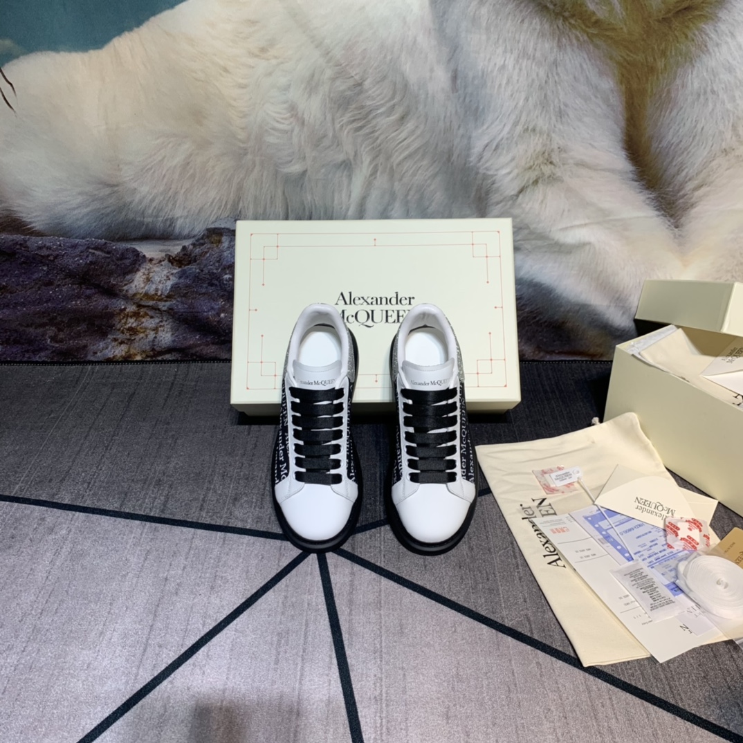 versión superior Pareja modelos 2902021. Alexander McQUEEN zapatos casuales Europa en nombre de la c