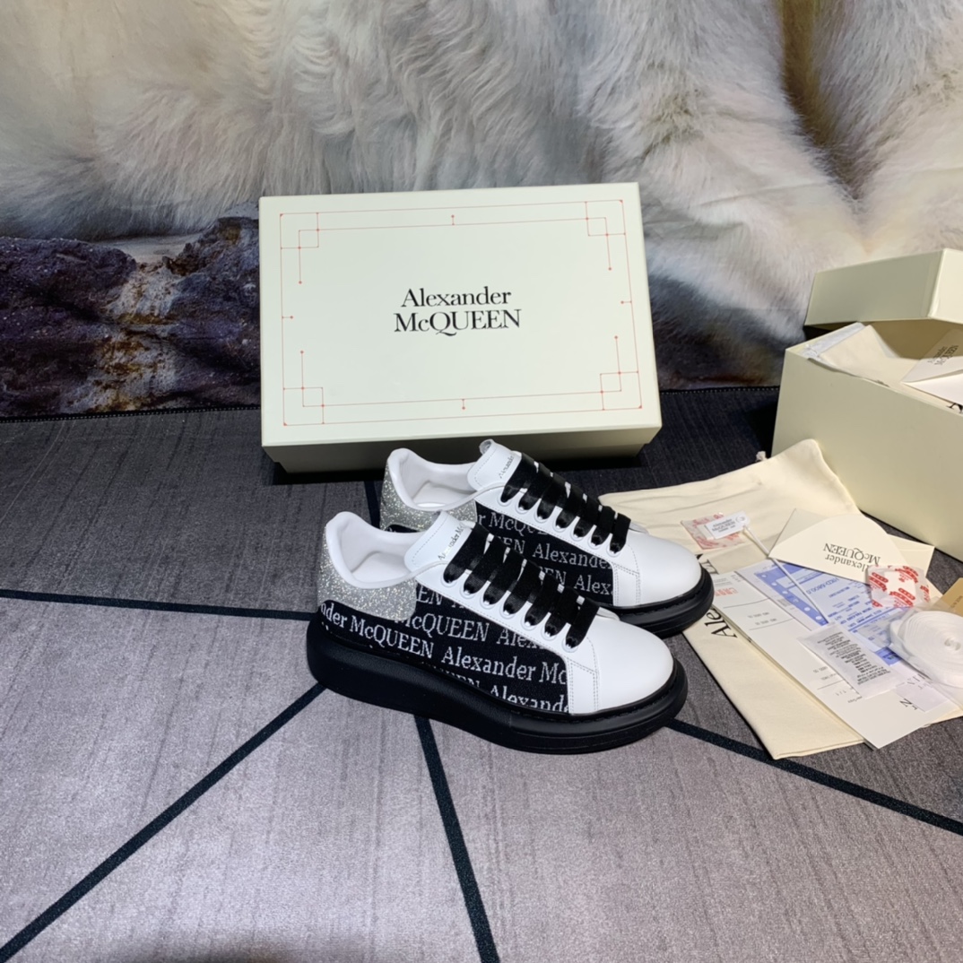 versión superior Pareja modelos 2902021. Alexander McQUEEN zapatos casuales Europa en nombre de la c
