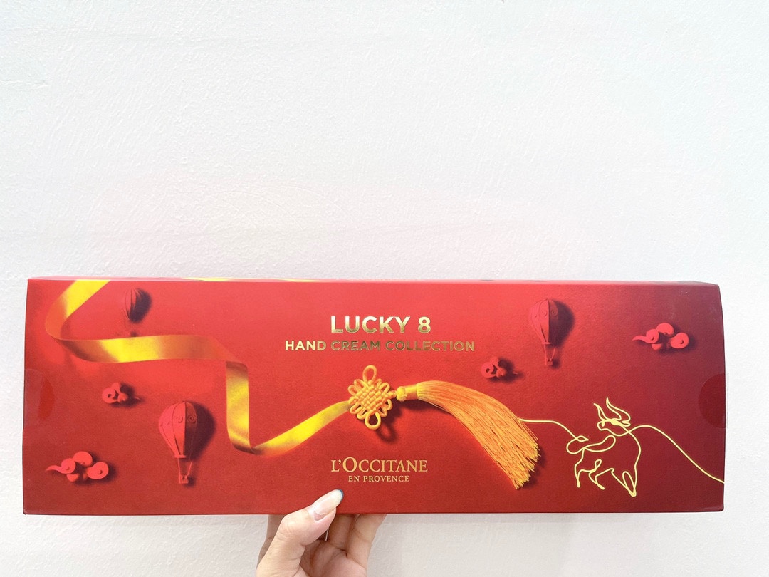 L'Occitane Lucky 8 Hand Cream Collection Gift Set - 8 x 30ml