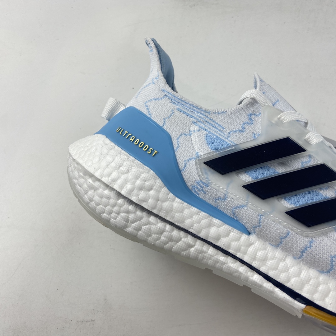 P220  Adidas  UltraBoost 21 加厚爆米花袜套式针织鞋面休闲运动慢跑鞋GZ7120