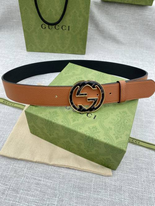 Gucci Marmont Reversible Leather Belt with Double G Buckle, 3.8cm Width 1 Gucci Marmont Reversible Leather Belt with Double G Buckle, 3.8cm Width