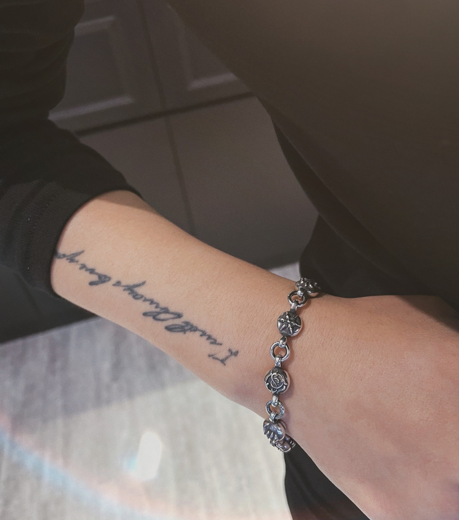 Chrome Hearts 新品上架𝐂𝐡𝐫𝐨𝐦𝐞 𝐡𝐞𝐚𝐫𝐭𝐬 克罗心六元素花珠手链