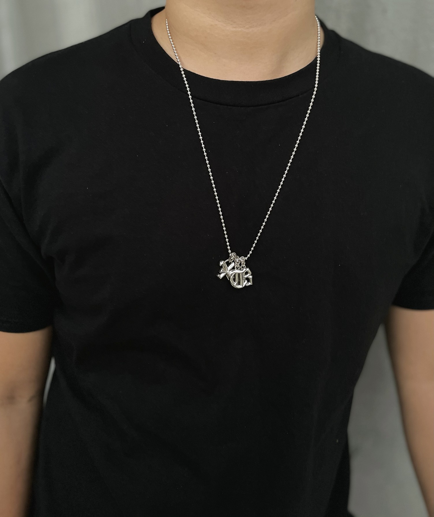 Chrome Hearts 新品上架𝐂𝐡𝐫𝐨𝐦𝐞 𝐡𝐞𝐚𝐫𝐭𝐬克罗心 26个字母项链