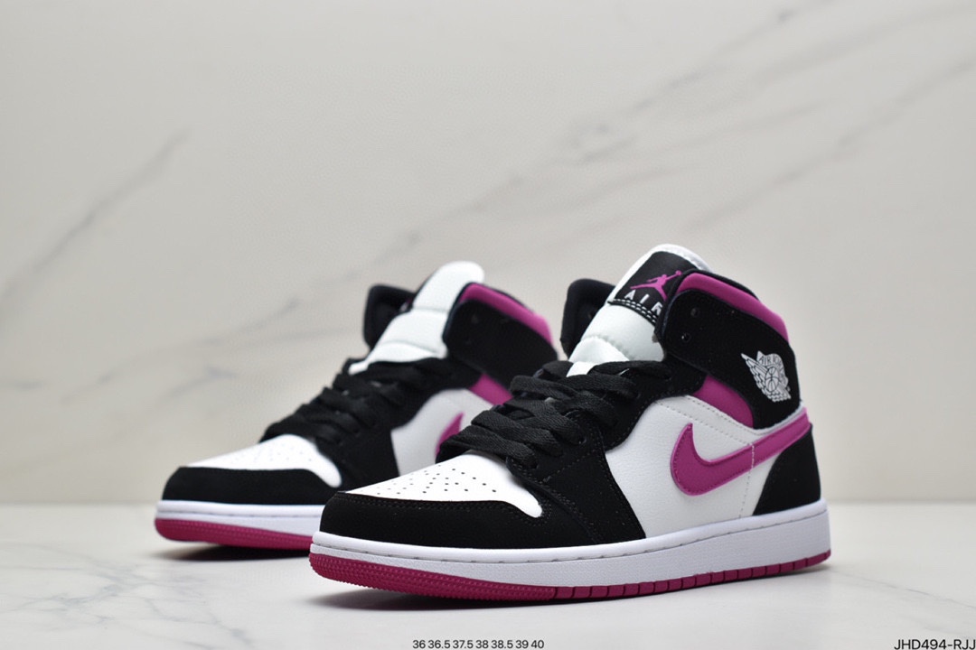 190 Air Jordan 1 Mid ”Obsidian”黑曜石 乔一中邦 554724-174