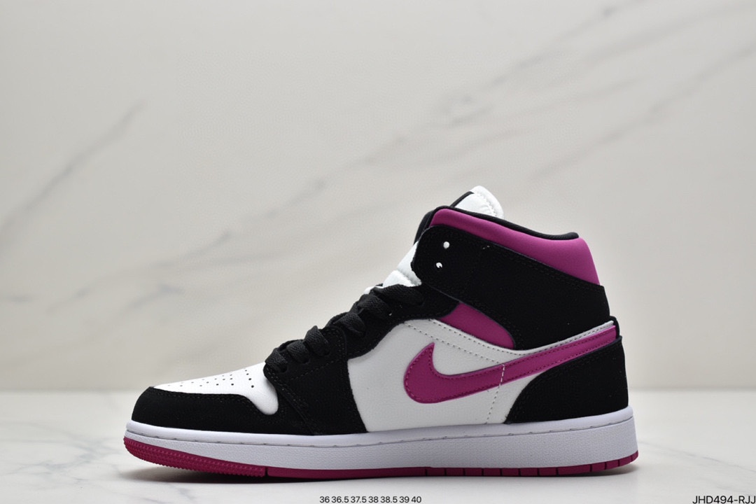 190 Air Jordan 1 Mid ”Obsidian”黑曜石 乔一中邦 554724-174