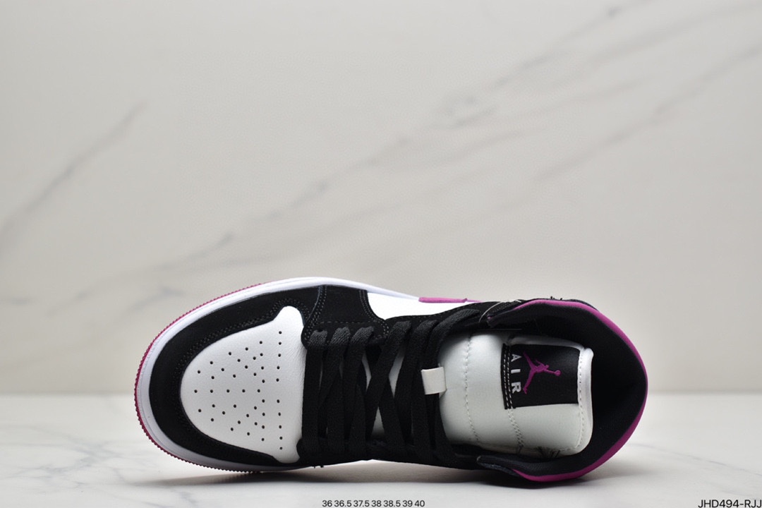 190 Air Jordan 1 Mid ”Obsidian”黑曜石 乔一中邦 554724-174