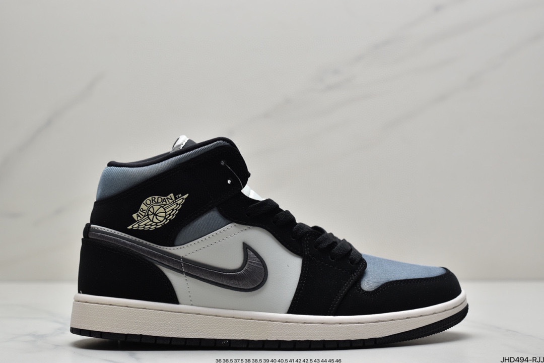190 Air Jordan 1 Mid ”Obsidian”黑曜石 乔一中邦 554724-174-莆田鞋,莆田鞋货源,高仿鞋,高仿鞋货源,安福档口,莆田高仿鞋,莆田鞋批发,高仿鞋批发,莆田高仿运动鞋,高仿运动鞋,莆田运动鞋 190 Air Jordan 1 Mid ”Obsidian”黑曜石 乔一中邦 554724-174