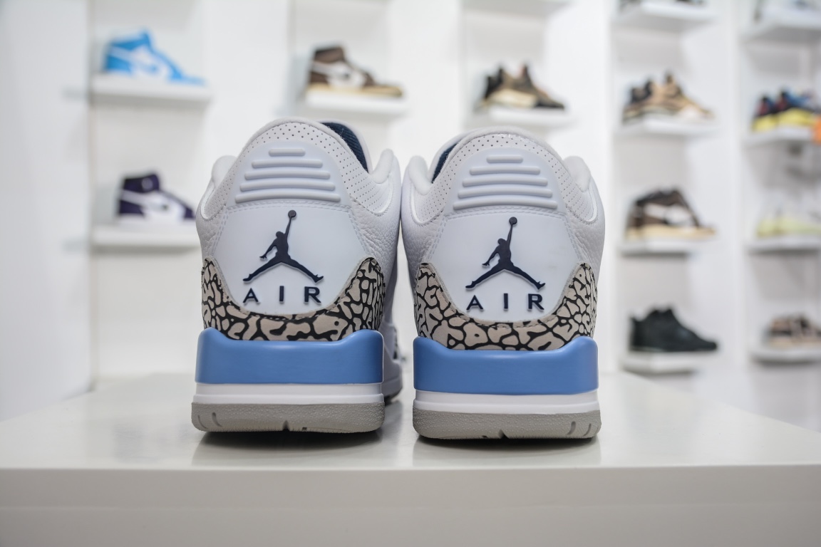 480  Air Jordan 3 ”UNC”北卡蓝 CT8532-104