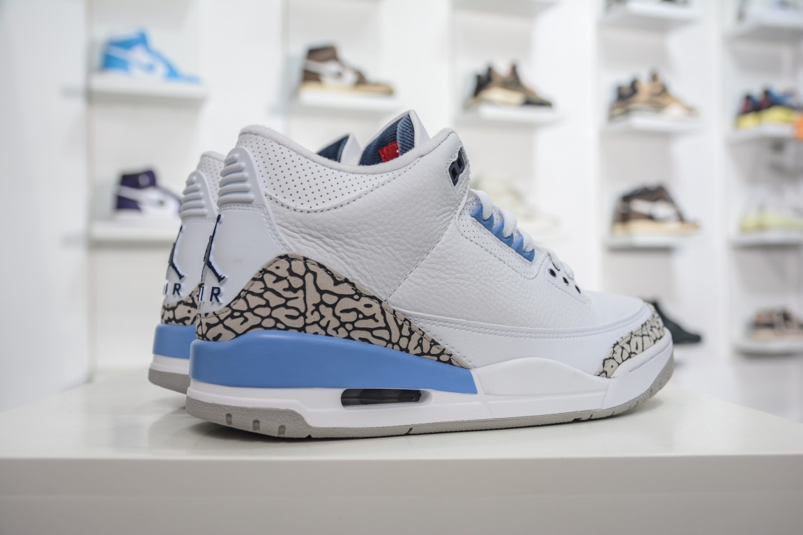 480  Air Jordan 3 ”UNC”北卡蓝 CT8532-104
