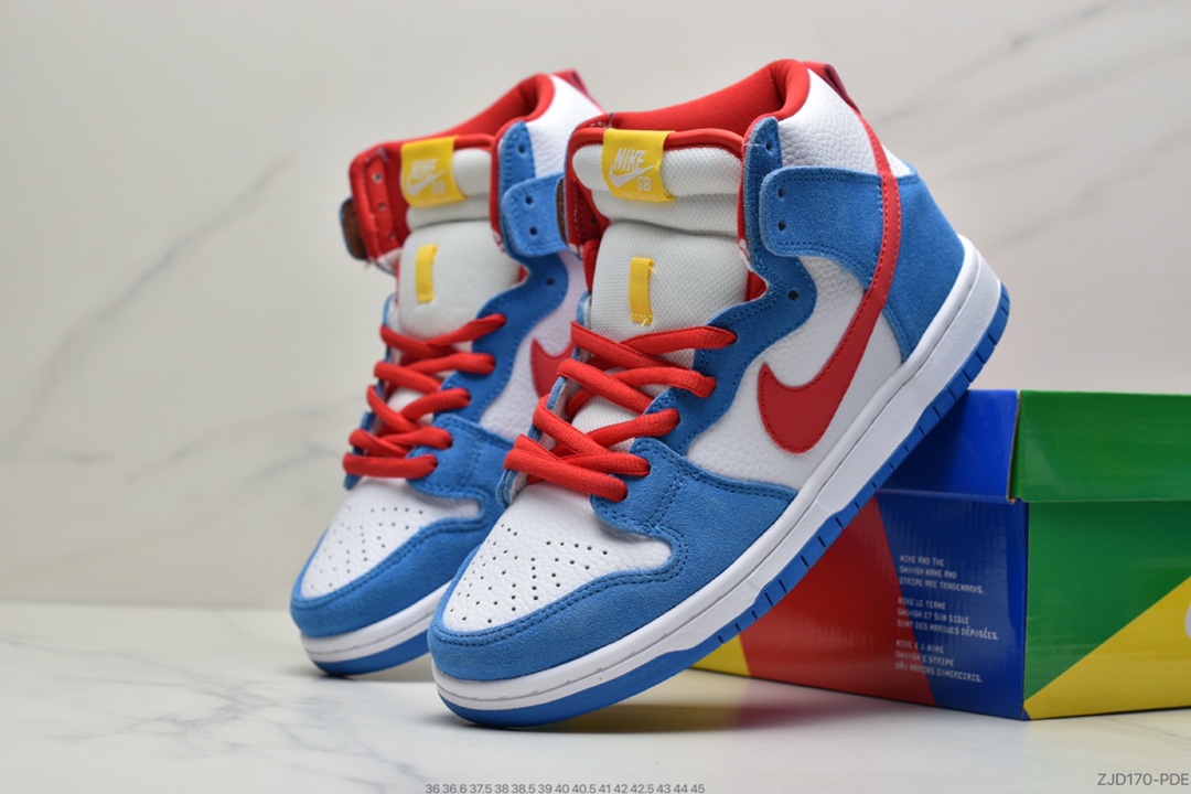 240  Nike SB Dunk High “Doraemon” 机器猫主题配色 CI2692-400