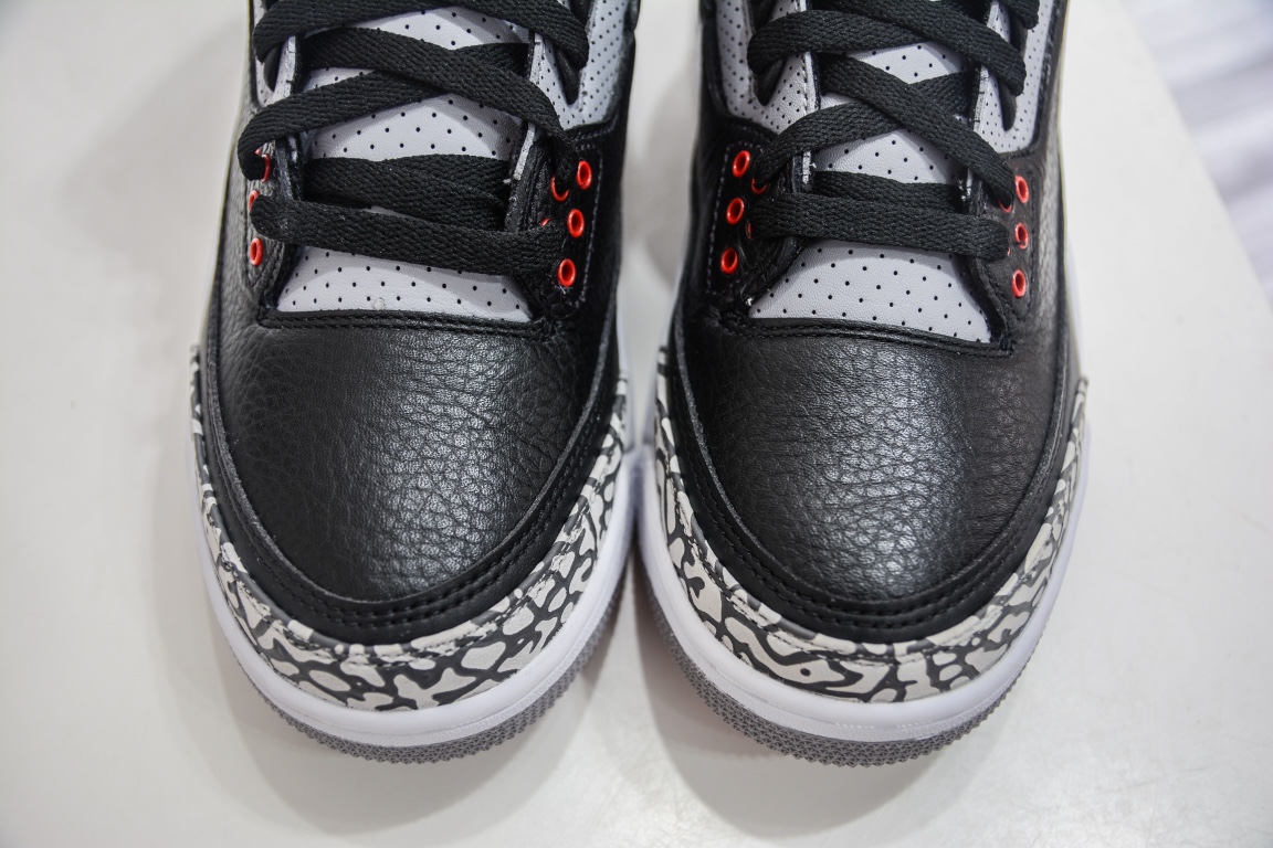 480 Air Jordan 3 Black Cement 黑水泥 54262-001